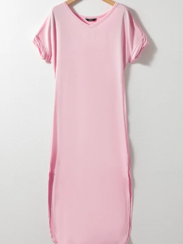 Side Slit Skull Graphic Dress