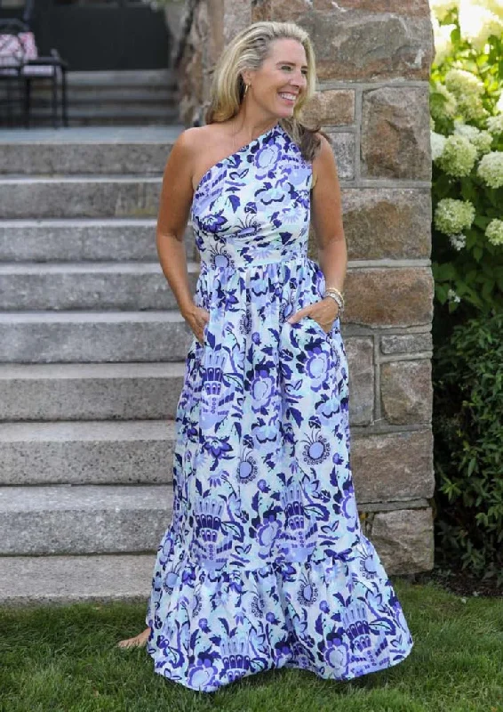 Southside Dress - Falconer Blue