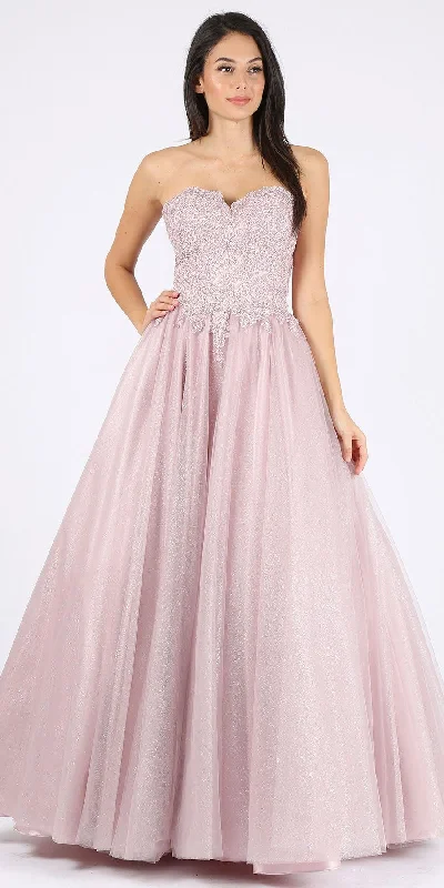 Eureka 9898 Prom Ball Gown Strapless