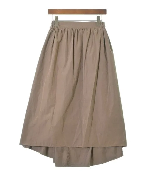 EARTH MUSIC&ECOLOGY Long/Maxi length skirts pleated skirt texture