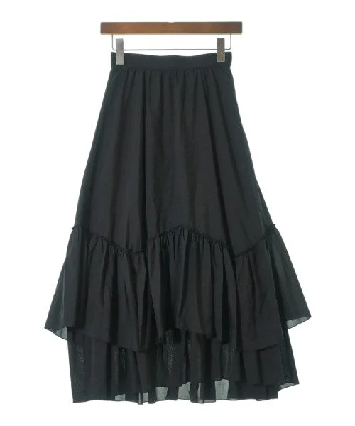 PLST Long/Maxi length skirts satin skirt smooth