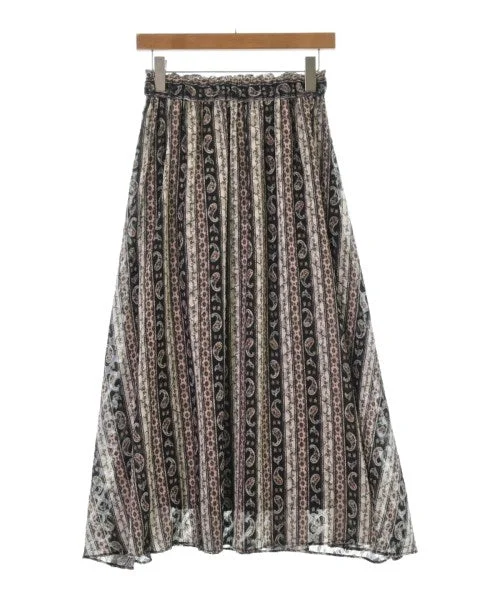 khaju Long/Maxi length skirts denim skirt casual