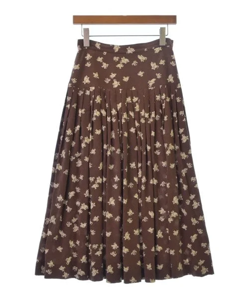 YOSHIE INABA Long/Maxi length skirts belted skirt waist