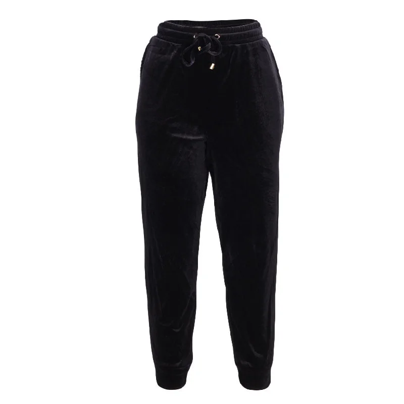 Redtag Black Leggings for Women Comfortable Fleece-Lined Leggings