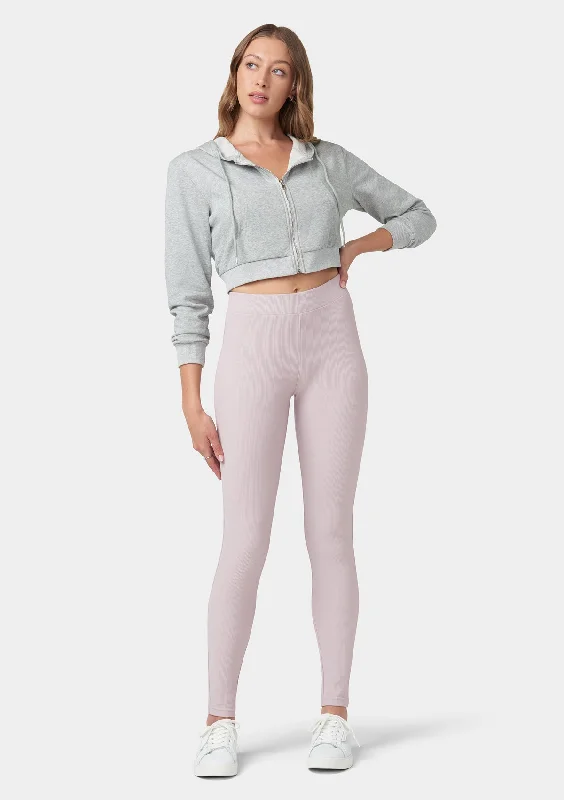 Tall Bronx Ribbed Leggings Comfortable Capri-Length Leggings