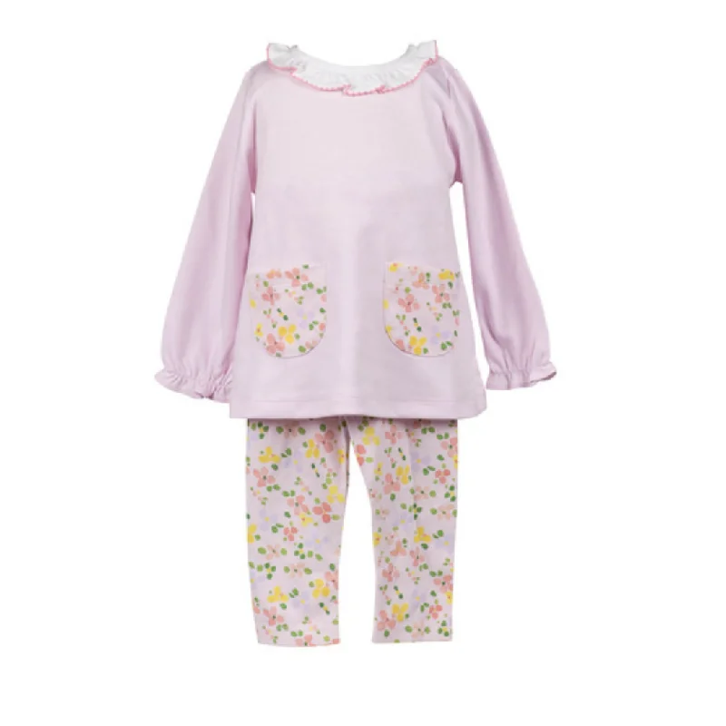 Betty Floral Tunic and Legging Set Stylish Camo Print Leggings