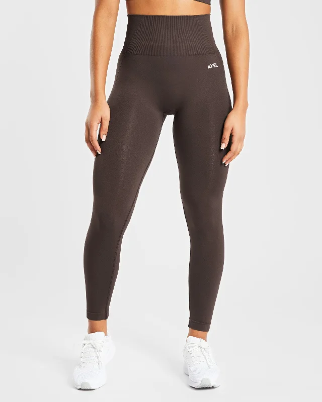 Empower Seamless Leggings - Cocoa Brown Cozy Oversized Leggings