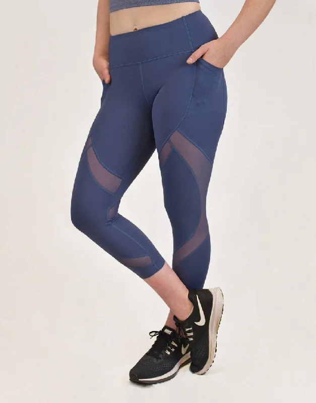 DW 7/8 Mesh Legging Fashionable Seamless Leggings