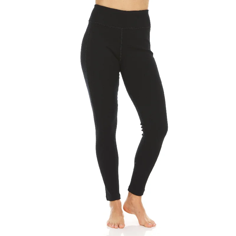 Expedition - Juneau Women's High Rise Leggings 100% Merino Wool Comfortable Leggings with Pockets