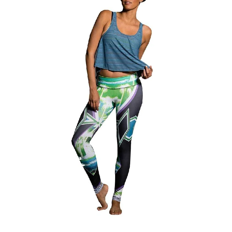 Onzie Hot Yoga Graphic Leggings 229 Trendy Sweat-Wicking Workout Leggings