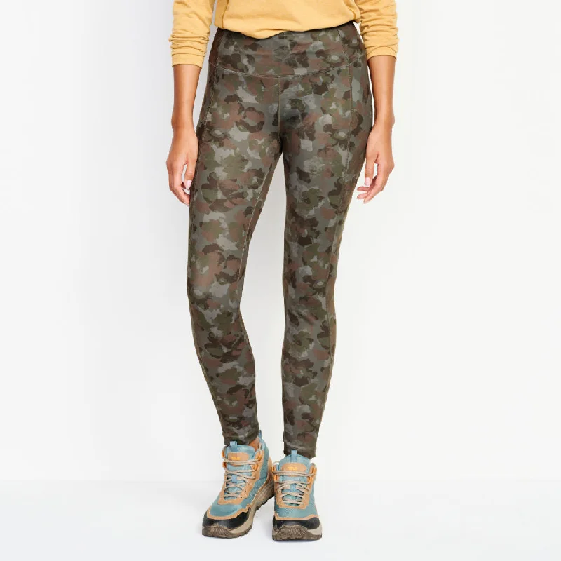 Orvis Women's Zero Limits Fitted Leggings Cozy Bootcut Leggings