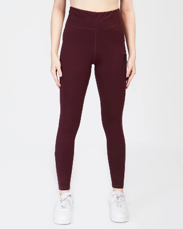 Pro Standard - Detroit Tigers Neutral HW Jersey Legging - Wine Stylish Ankle-Length Leggings