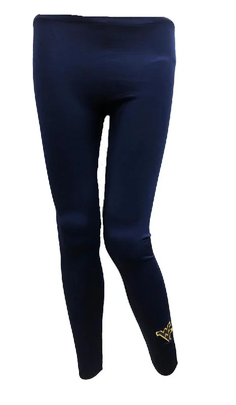 WVU Fleece Leggings Comfortable Classic Yoga Leggings