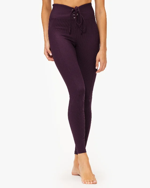 Year Of Ours Ribbed Football Legging Fashionable Floral Active Leggings
