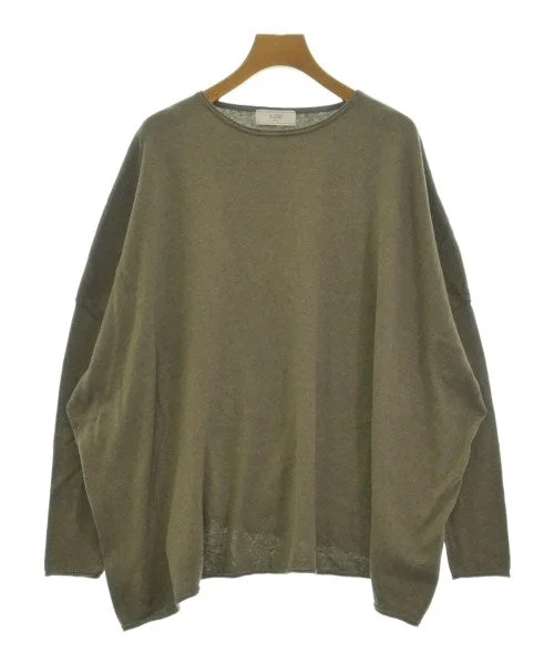 SLOBE IENA Sweaters Turtle Neck Boat Neck Asymmetrical Neck