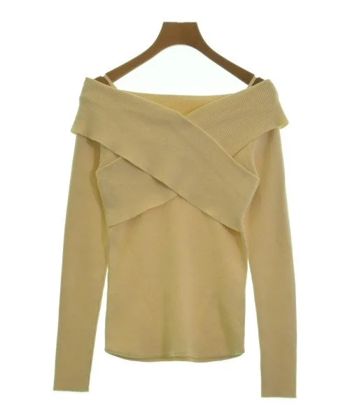 Lily Brown Sweaters Boat Neck Shawl Collar Notched Collar