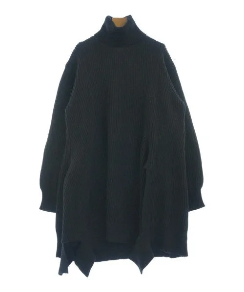 REGULATION Yohji Yamamoto Sweaters Mesh Blend Leather Blend Suede Blend