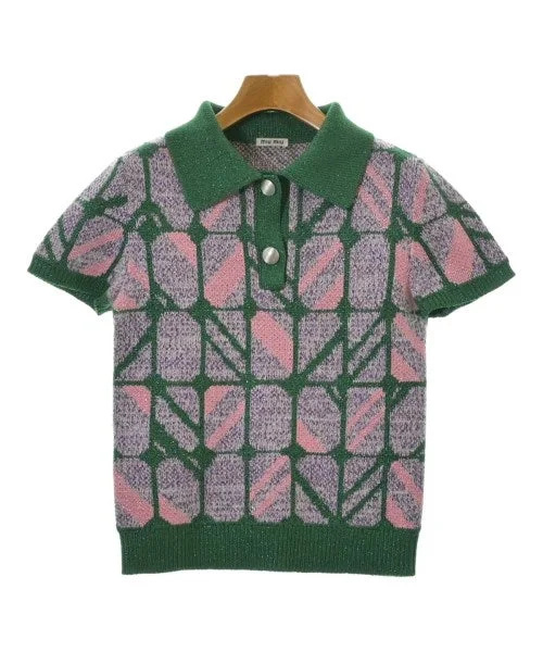 Miu Miu Sweaters Handmade Hand-knitted Hand-woven