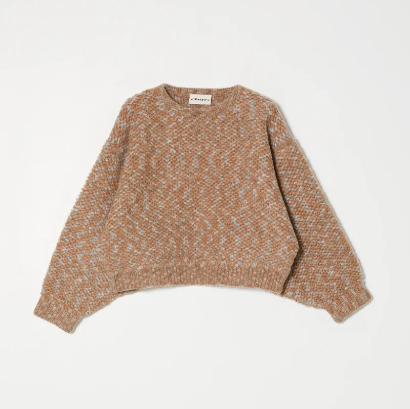 Atelier Delphine French Terry Balloon Sleeve Sweater Thin Thick Dense