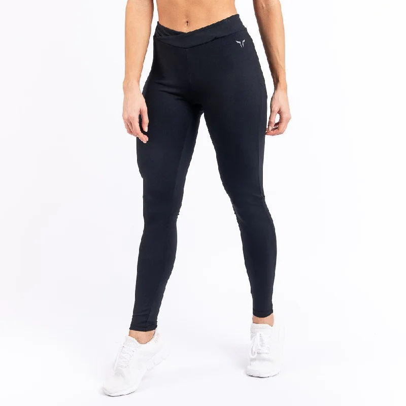 Athena Leggings - Midnight Black Casual Black Leggings