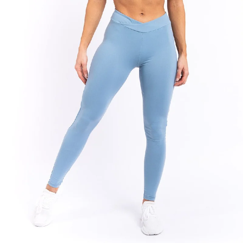 Athena Leggings - Pastel Blue Cozy Lounge Pants Leggings