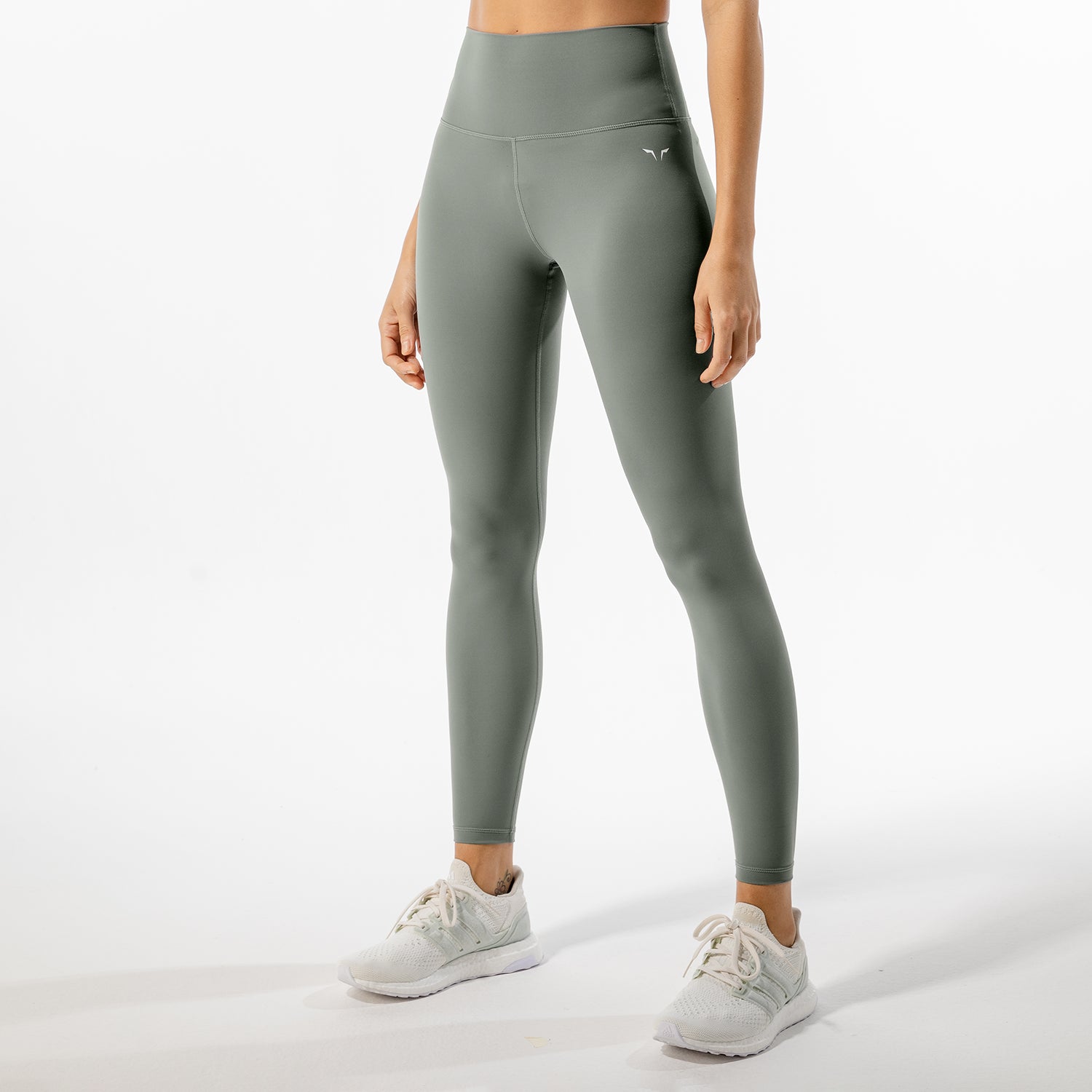 Core Agile Leggings - Green Smoke Comfortable Printed Workout Leggings