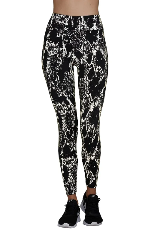 Noli Reflective Cobra Legging Trendy Sweat-Wicking Workout Leggings