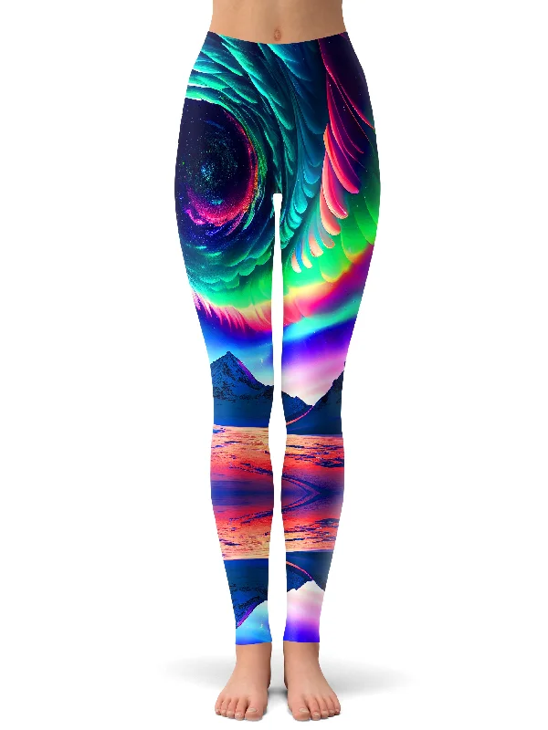 Northern Lights II Leggings Chic Velvet Soft Leggings