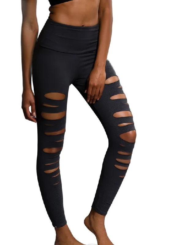 Onzie Flow Shred Legging 2047 Chic Printed Yoga Pants