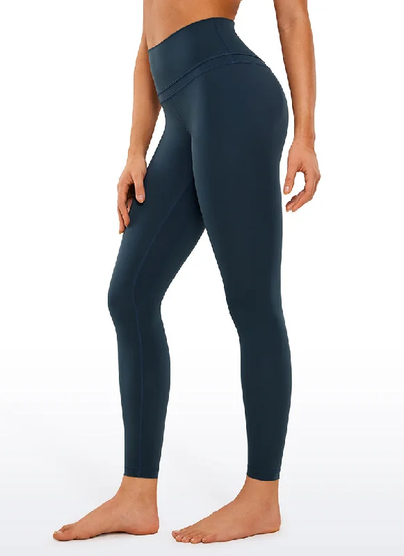 Nakedfeel Leggings 28'' - Double Waistseam Stylish Ankle-Length Leggings