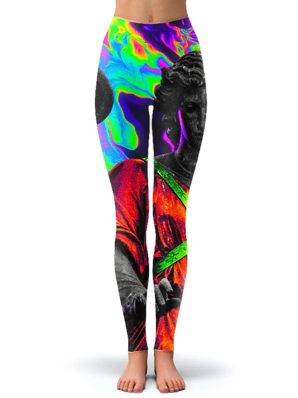 Rave Angel Leggings Trendy Seamless Sports Leggings