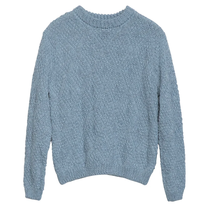 Serendipity Women's Alpaca Texture Sweater Mesh Fabric Canvas Fabric Denim Fabric