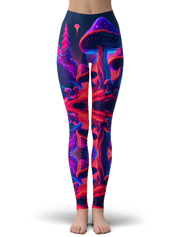 Shroom Trip Leggings Casual Slim-Fit Leggings