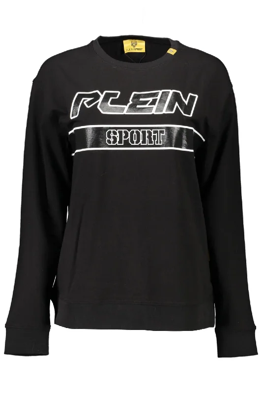 Black Cotton Women Sweater Layered Multi-layer Single Layer