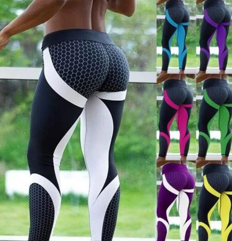 Yoga Leggings for Women - Seamless Slim Tights in Multiple Colors Cozy Workout Performance Leggings