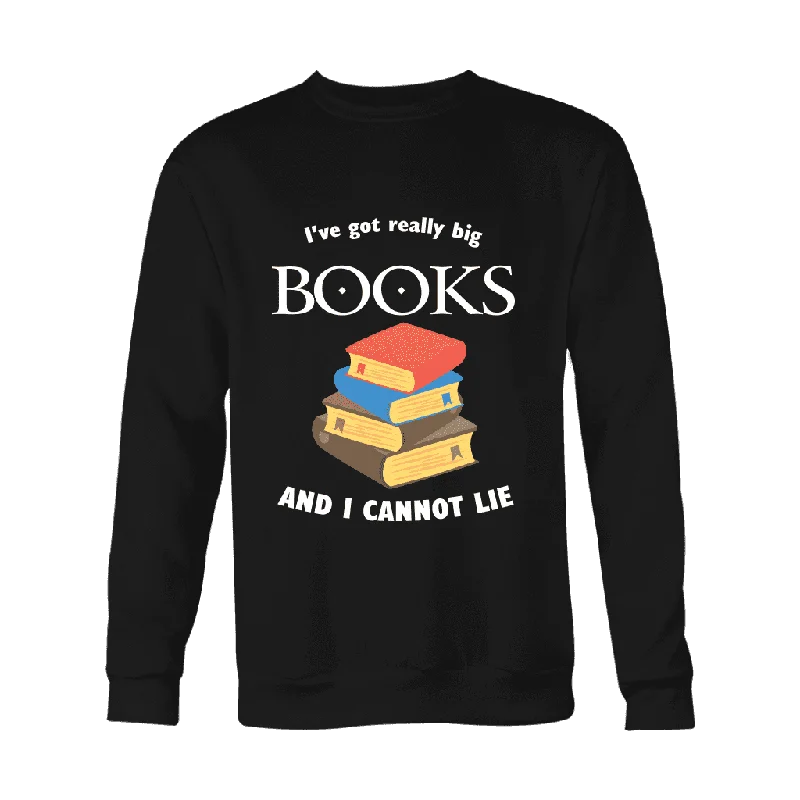 I've Got really Big Books Sweater Stretchy Elastic Breathable