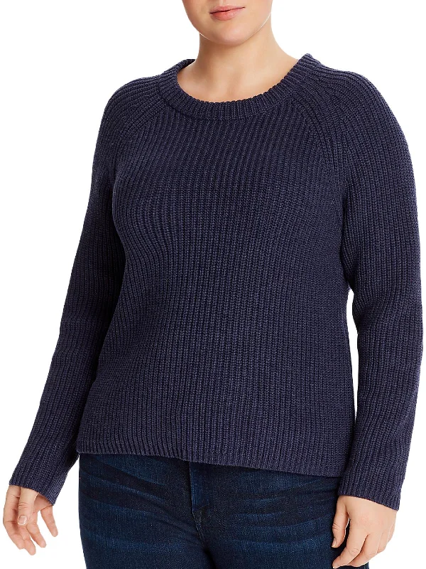 Jane Womens Cotton Shaker Knit Sweater Spandex Rayon Corduroy