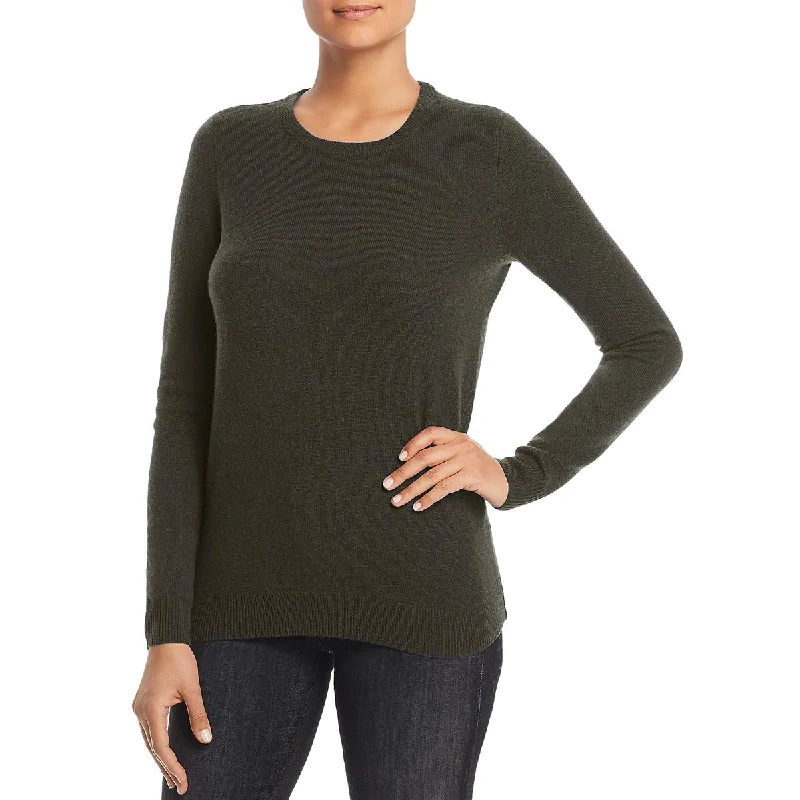 Private Label Womens Cashmere Crewneck Sweater Casual Formal Business