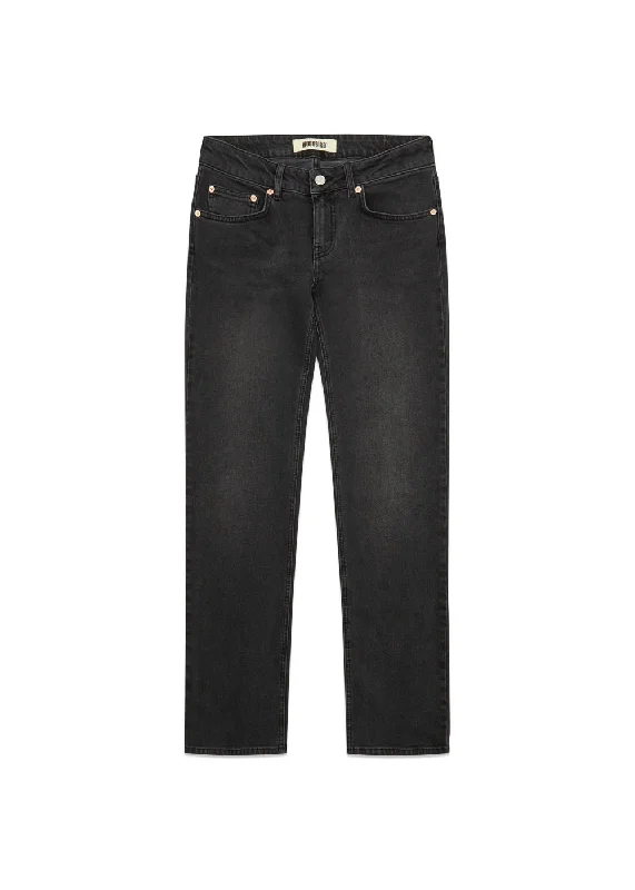Camil Jeans - Black Elegant Dark-Wash Bootcut Jeans