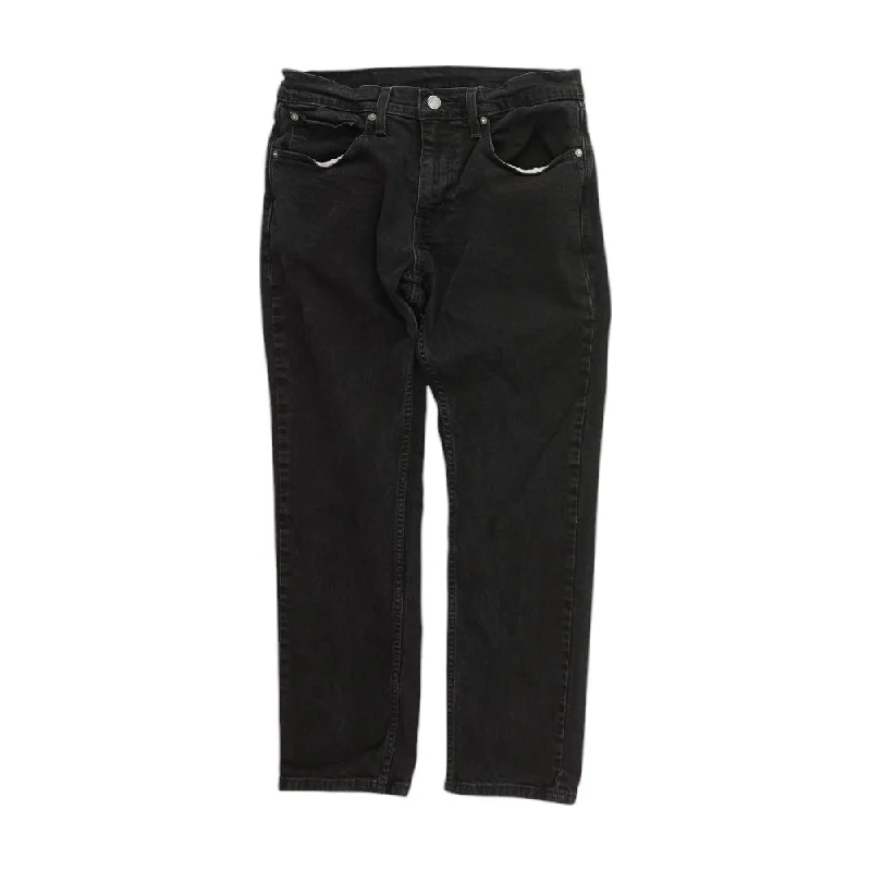 559 Black Solid Jeans Comfortable Boyfriend Jeans
