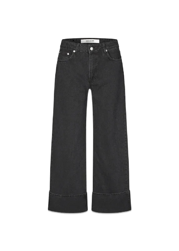 Limit Jeans 0109 - Black Distressed Elegant Bootcut Fit Jeans