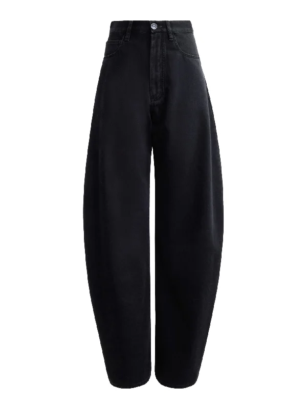 ROUND JEANS IN DENIM Trendy Skinny High-Waist Jeans