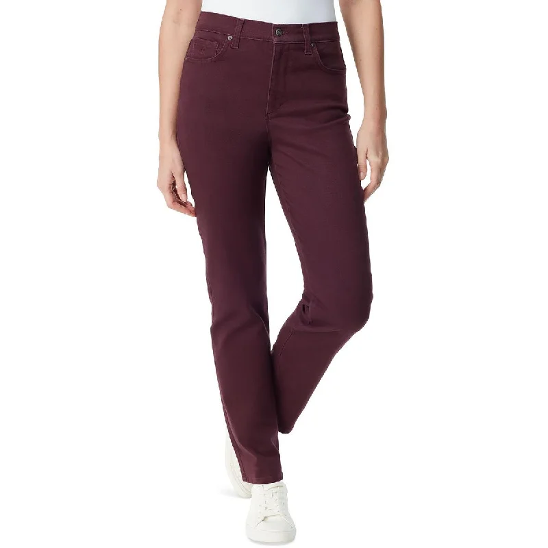 Gloria Vanderbilt Womens Amanda Classic Fit Tapered Leg Straight Leg Jeans Stylish Stone-Wash Denim Jeans