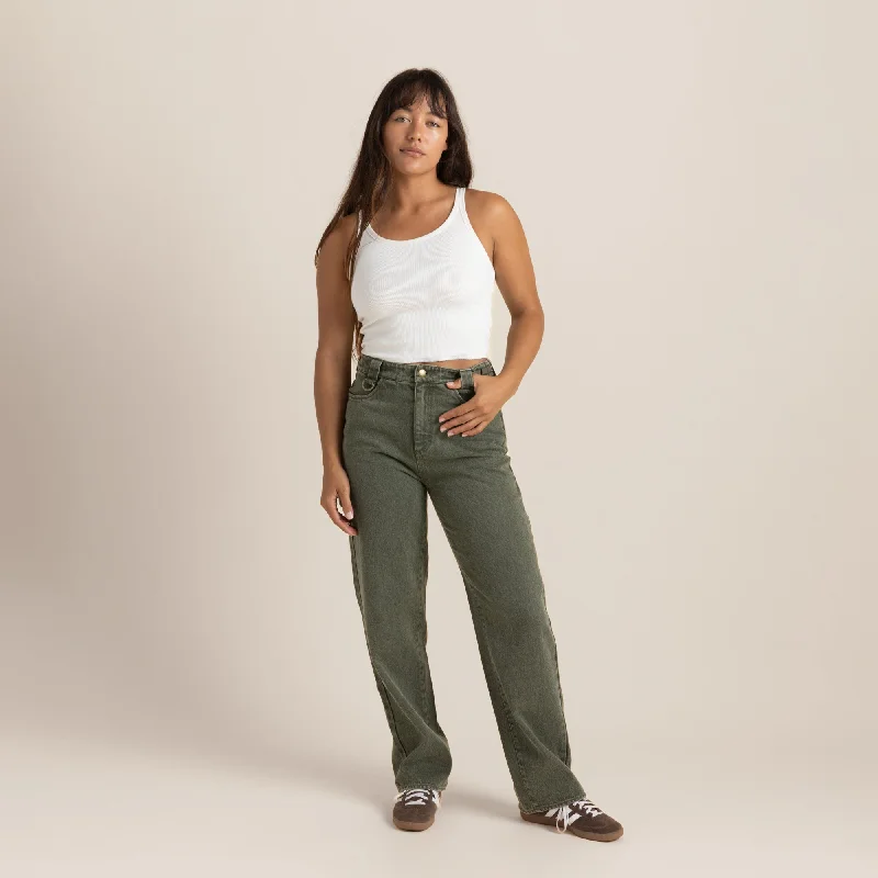 HWY 1 Jeans - Moss Stylish Plus Size Denim Jeans