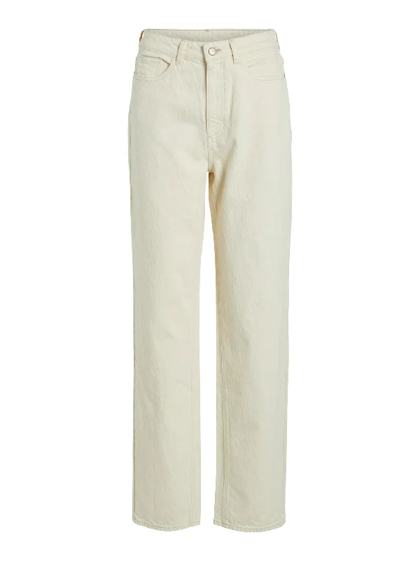 VIKELLY Jeans - Ecru Classic Button Fly Jeans