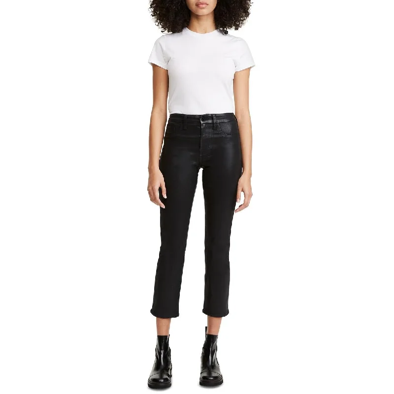 Jen7 by 7 for All Mankind Womens Plus Denim High Rise Ankle Jeans Trendy Layered Pocket Jeans