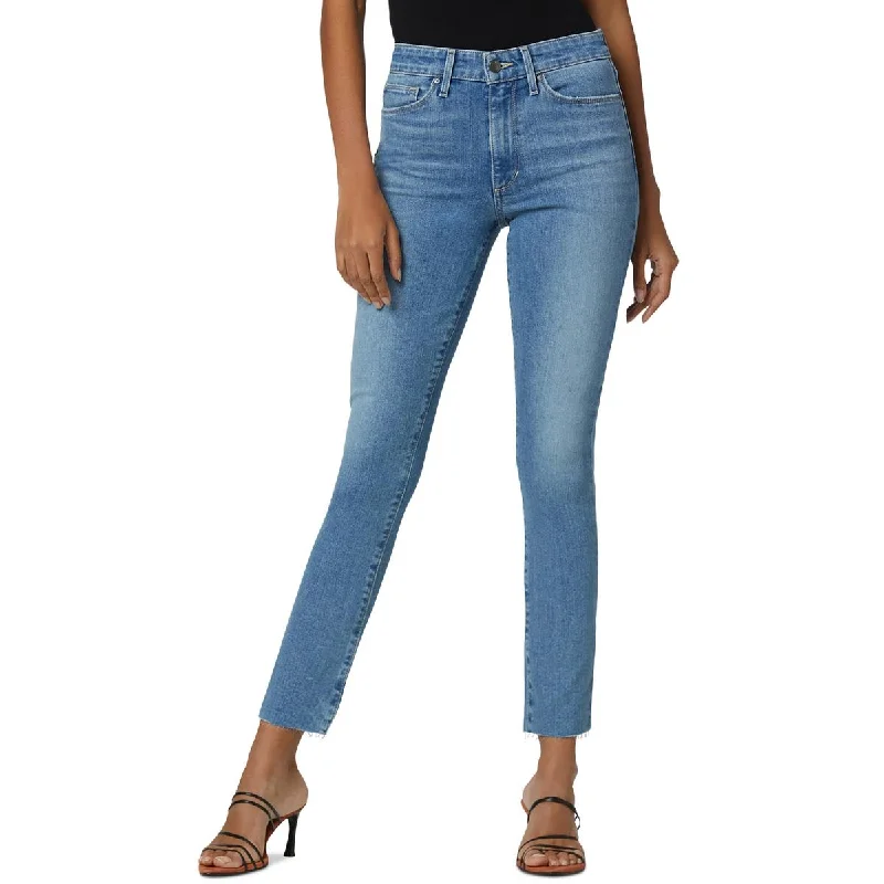 Joe's Womens Denim Mid Rise Straight Leg Jeans Fashionable Slouchy Fit Jeans