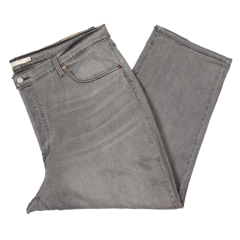 Levi's Womens Plus Straight Leg Ribcage Ankle Jeans Elegant Bootcut Fit Jeans