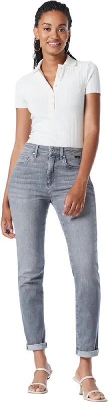 Kathleen Slim Boyfriend Jeans - Women's|-|Jean boyfriend à coupe étroite Kathleen - Femme Trendy Wide-Leg High-Waist Denim
