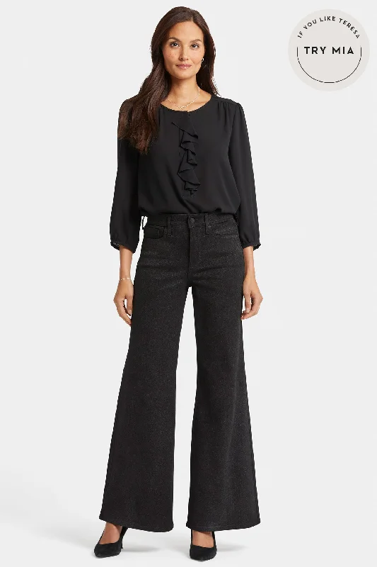 Mia Palazzo Jeans - Glamorous Casual Straight-Leg Jeans